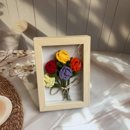 Mini Rose Bunch Frame